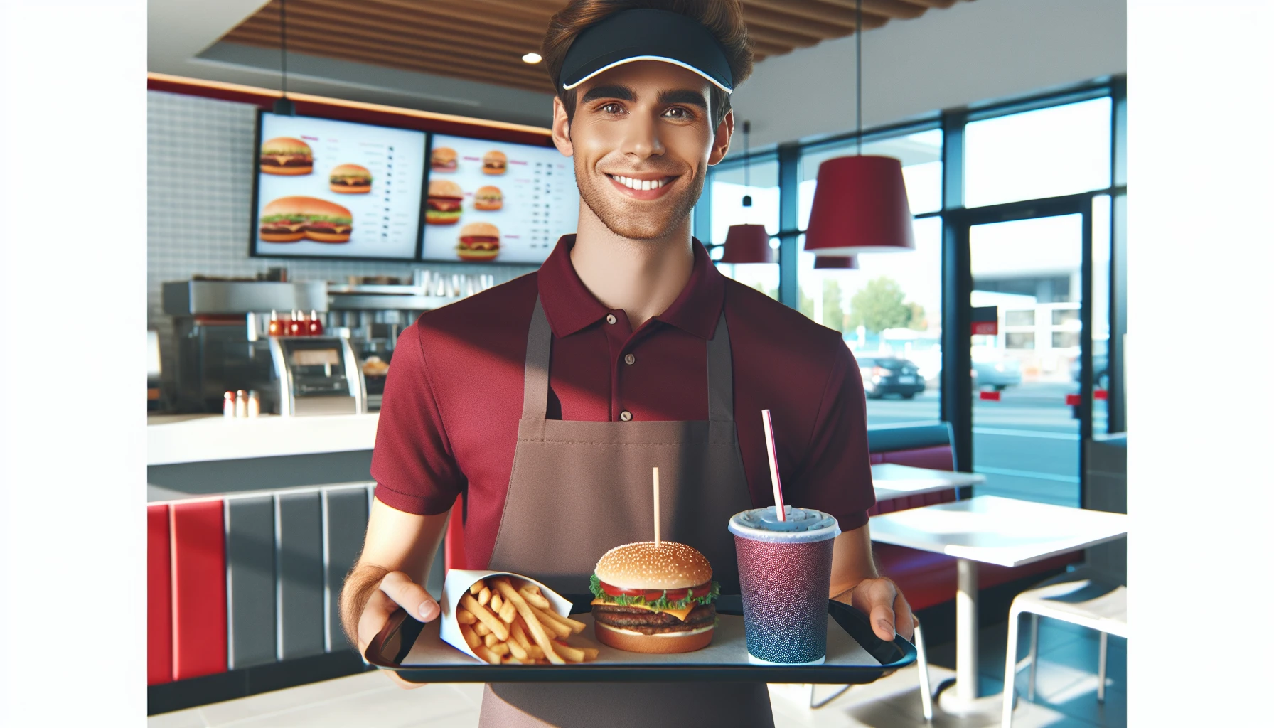 Illustration pour un CV de Burger King (employé)