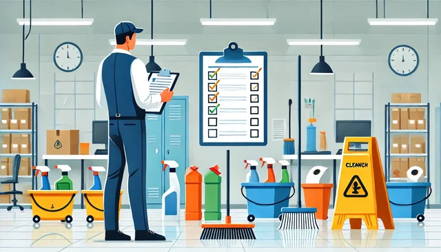 Illustration pour un CV de Inspecteur nettoyage