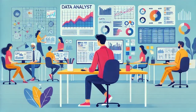 Illustration pour un CV de Data Analyst