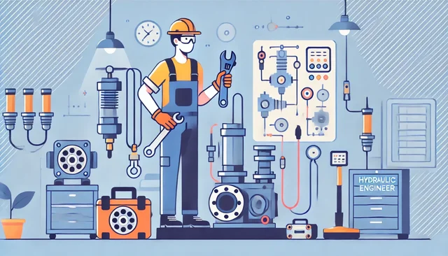 Illustration pour un CV de Hydraulicien