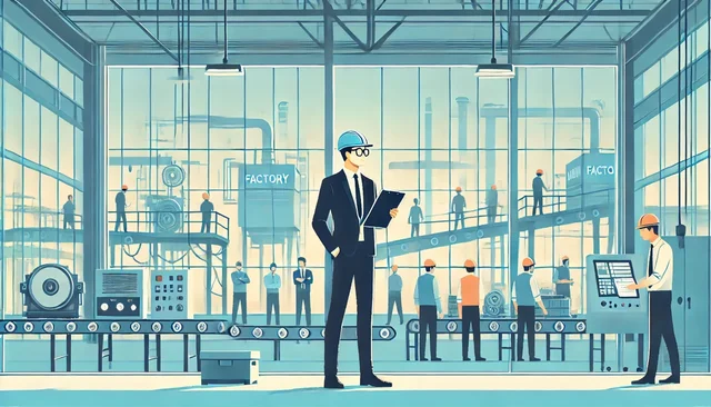 Illustration pour un CV de Directeur d’usine