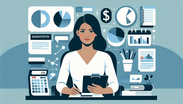 Illustration pour un CV de Directeur Administratif et Financier