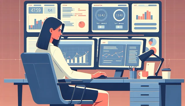 Illustration pour un CV de Traffic Manager