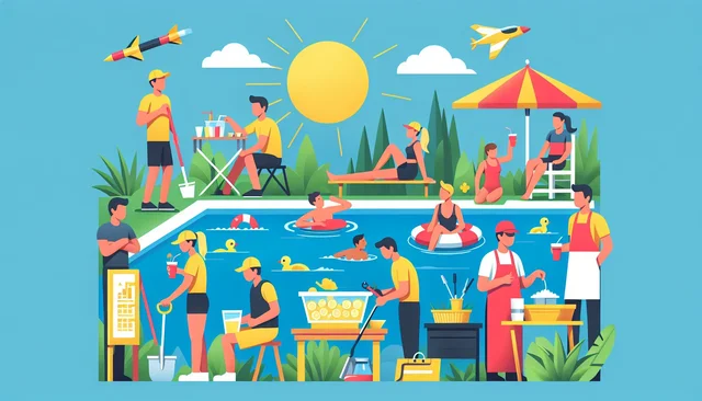 Illustration pour un CV de Job d’été