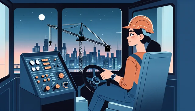 Illustration pour un CV de Grutier