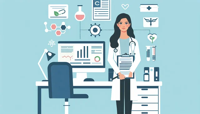 Illustration pour un CV de Attaché de recherche clinique