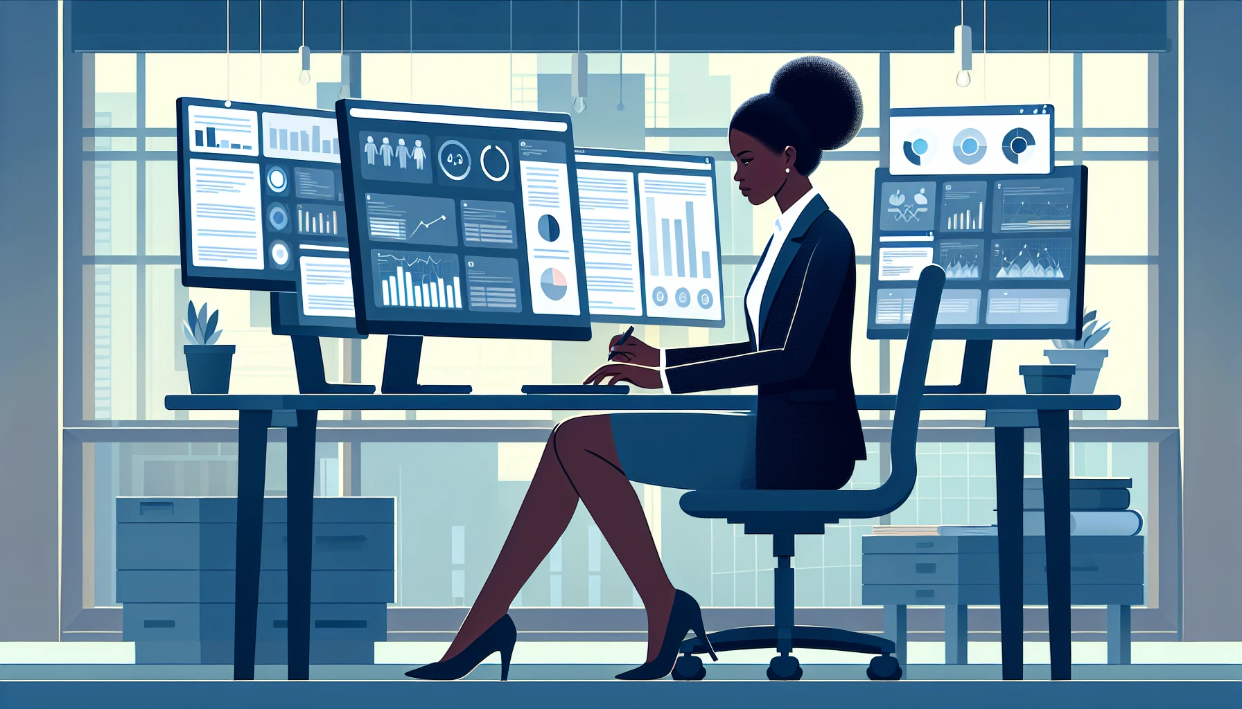 Illustration pour un CV de Analyste KYC