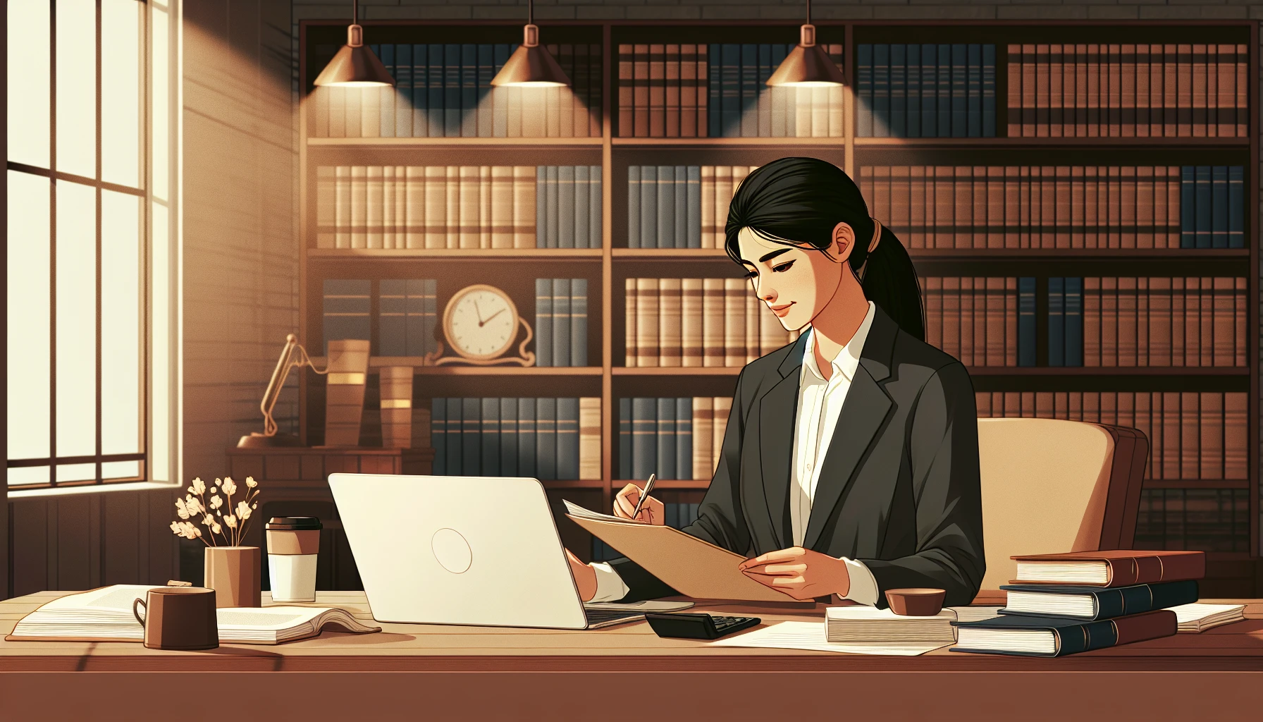 Illustration pour un CV de Avocat