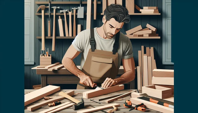 Illustration pour un CV de Menuisier Atelier