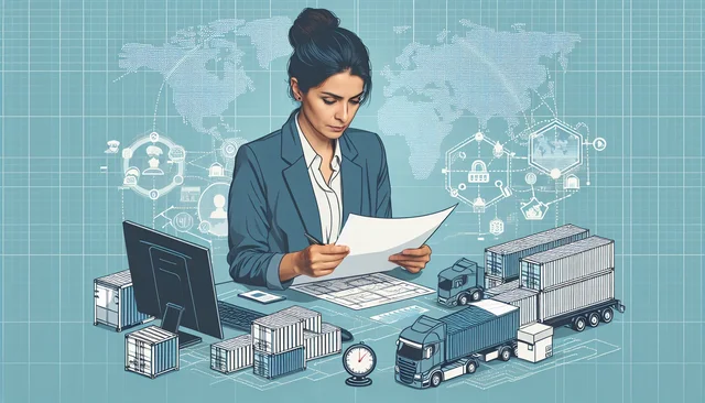 Illustration pour un CV de Ingénieur Logistique