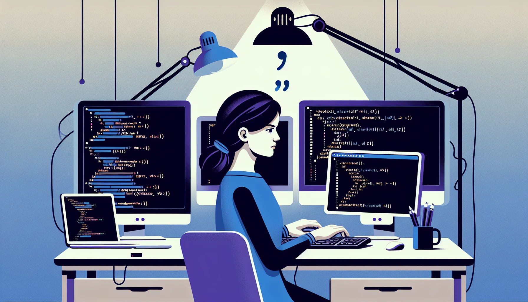 Illustration pour un CV de Développeur Java