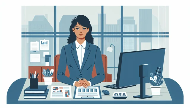 Illustration pour un CV de Responsable administratif et financier