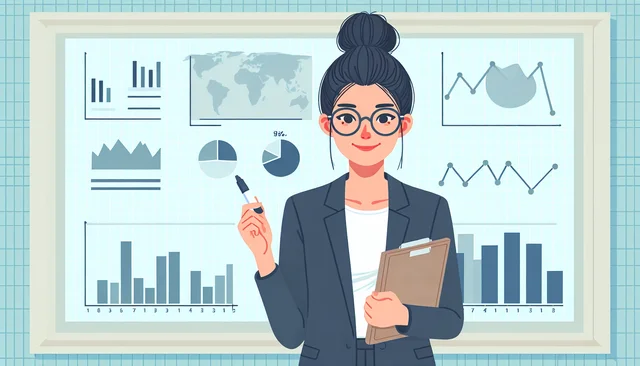 Illustration pour un CV de Economiste