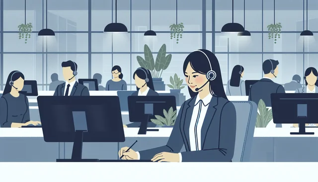 Illustration pour un CV de Conseiller clientèle