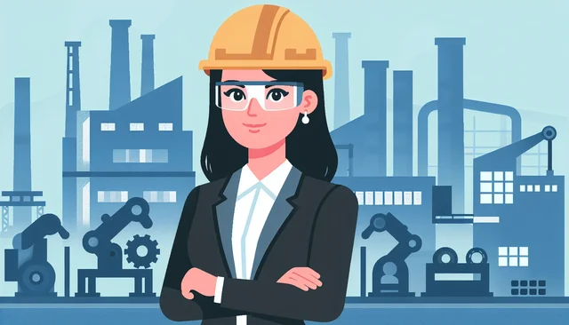 Illustration pour un CV de Directeur Industriel