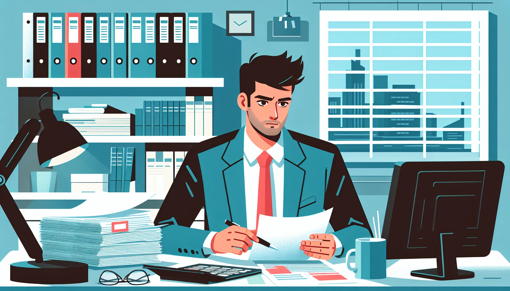Illustration pour un CV de Fiscaliste