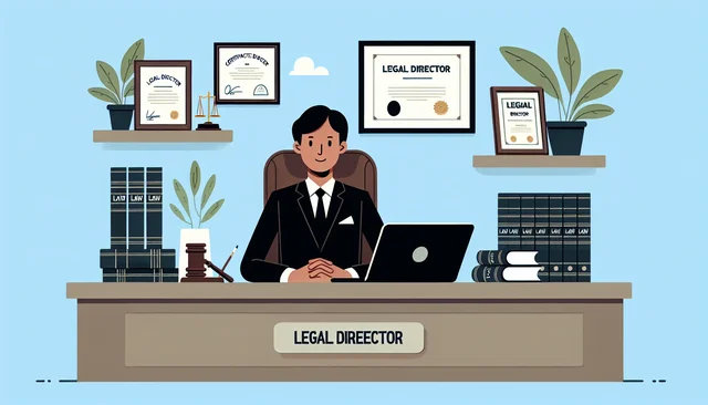 Illustration pour un CV de Directeur Juridique