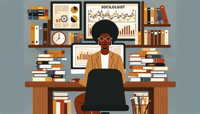 Illustration pour un CV de Sociologue