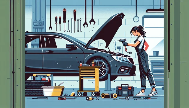 Illustration pour un CV de Mécanicien auto
