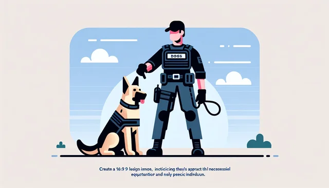 Illustration pour un CV de Maitre chien