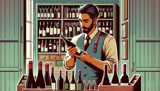 Illustration pour un CV de Caviste