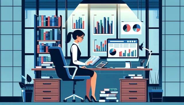 Illustration pour un CV de Auditeur financier