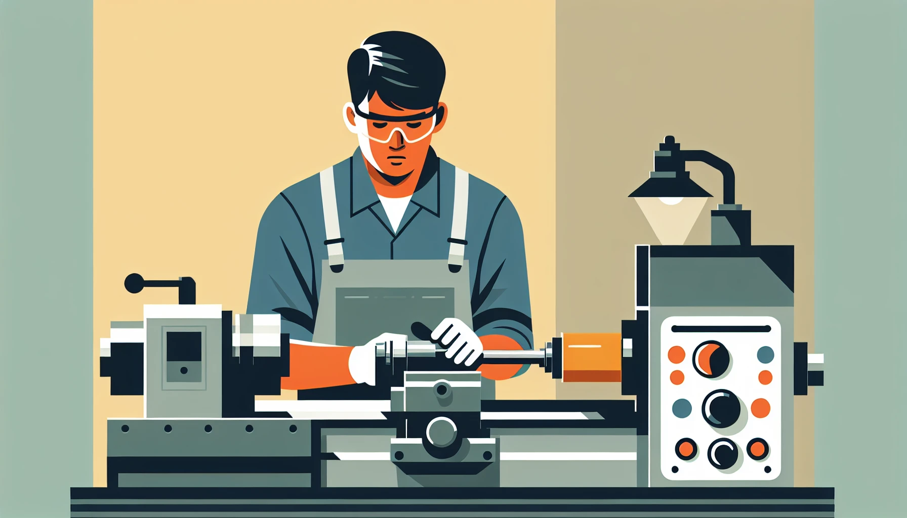Illustration pour un CV de Tourneur