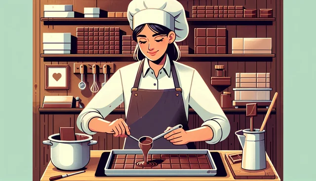 Illustration pour un CV de Chocolatier