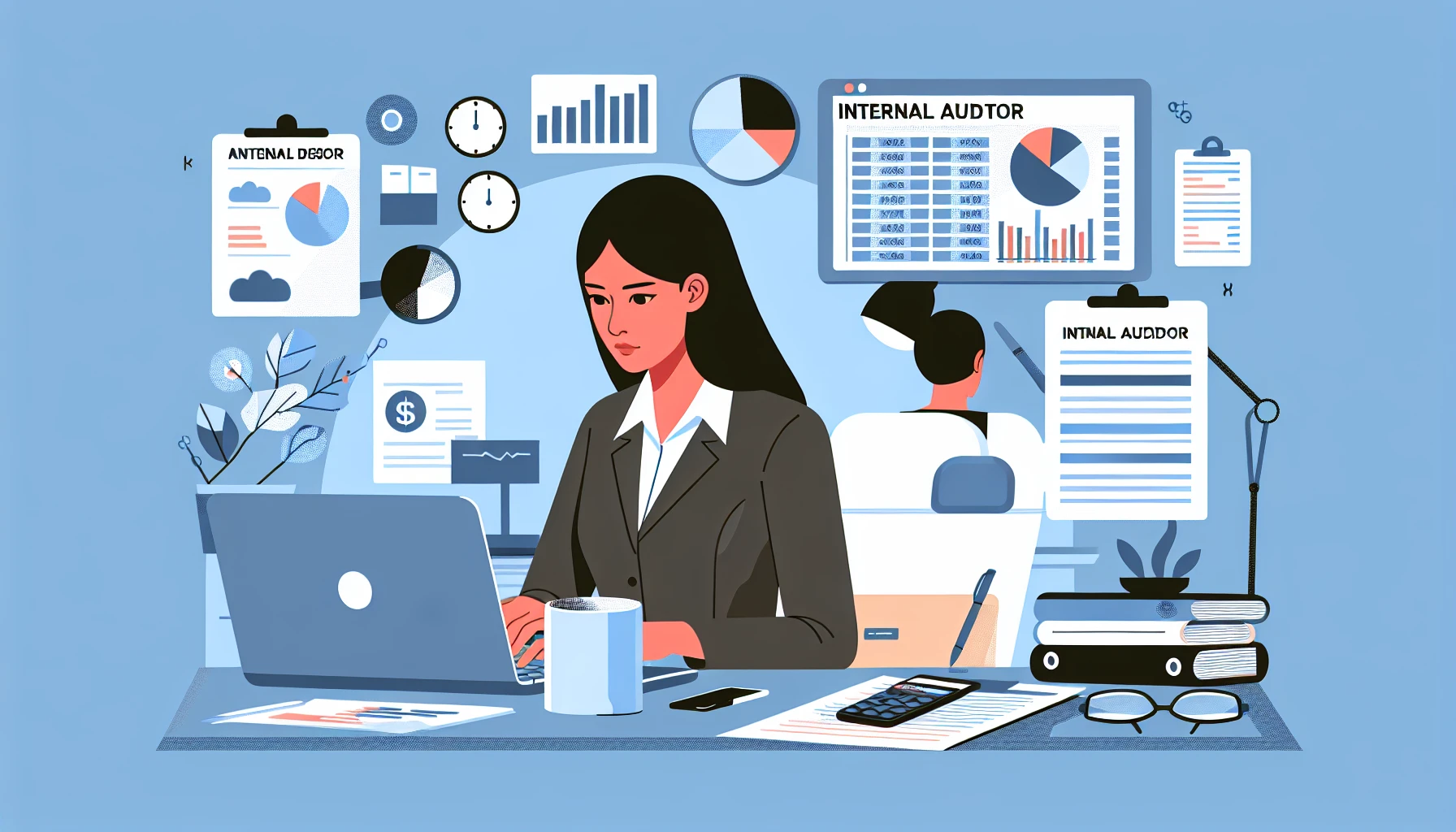 Illustration pour un CV de Auditeur interne