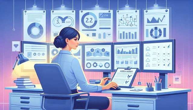 Illustration pour un CV de Auditeur informatique