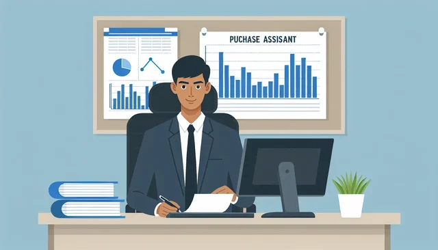 Illustration pour un CV de Assistant Achat