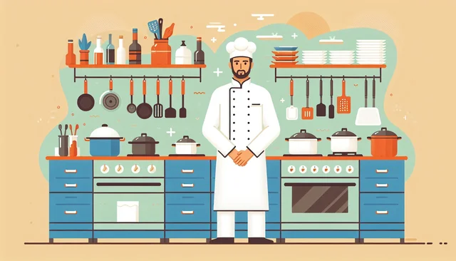 Illustration pour un CV de Commis de cuisine