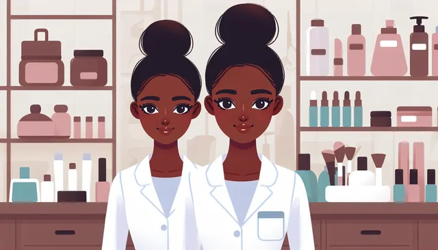 Illustration pour un CV de Esthéticienne