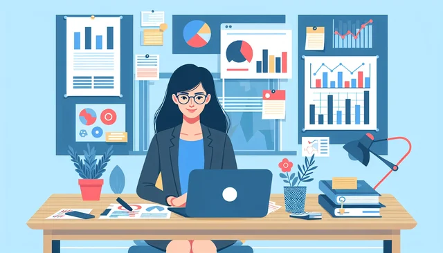 Illustration pour un CV de Statisticien