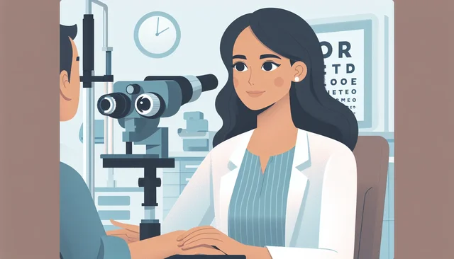 Illustration pour un CV de Orthoptiste