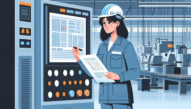 Illustration pour un CV de Ingénieur Production
