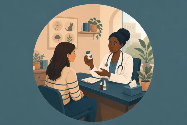 Illustration pour un CV de Allergologue