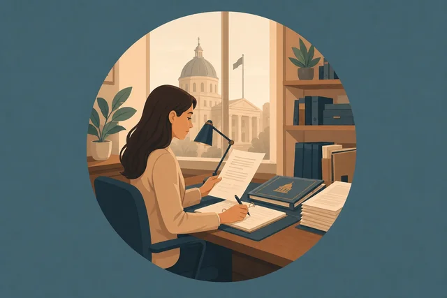 Illustration pour un CV de Assistant parlementaire