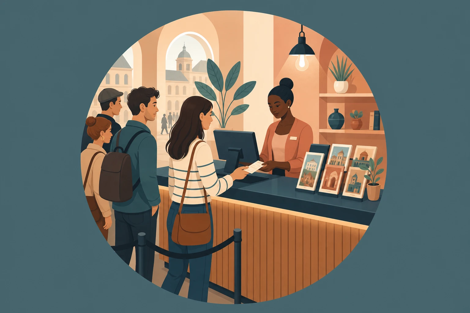 Illustration pour un CV de Billettiste