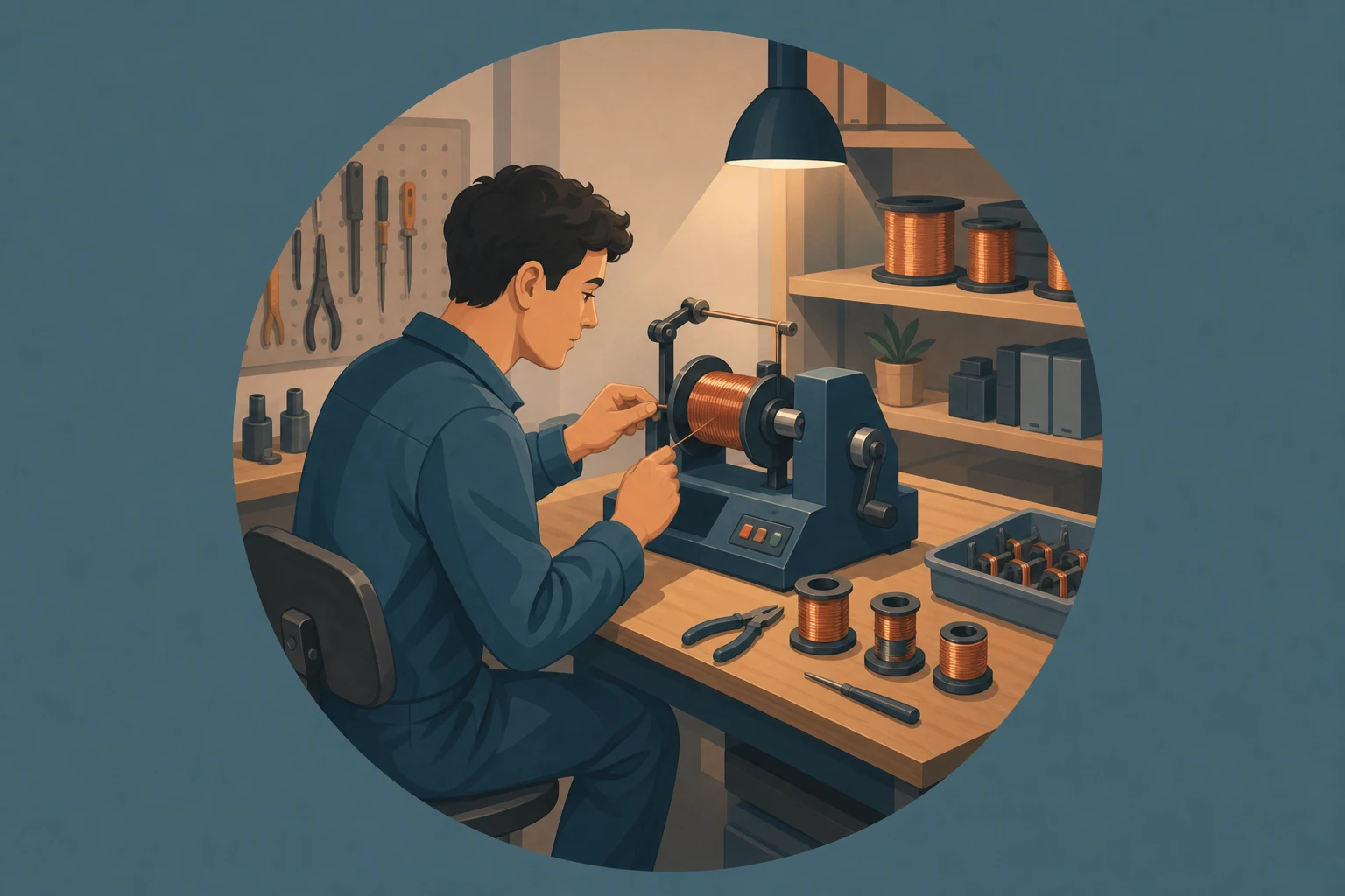 Illustration pour un CV de Bobinier