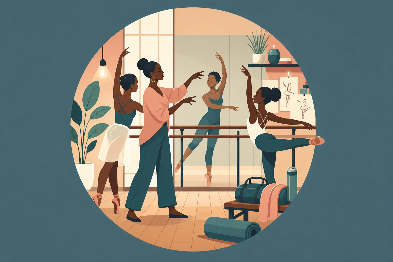 Illustration pour un CV de Chorégraphe