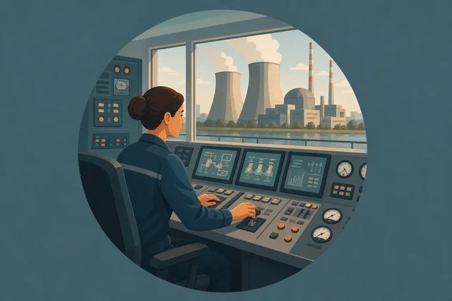 Illustration pour un CV de Conducteur de centrale
