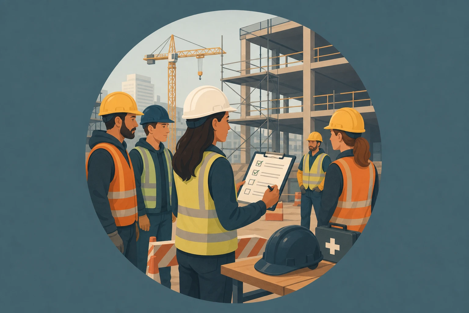 Illustration pour un CV de Coordinateur HSE