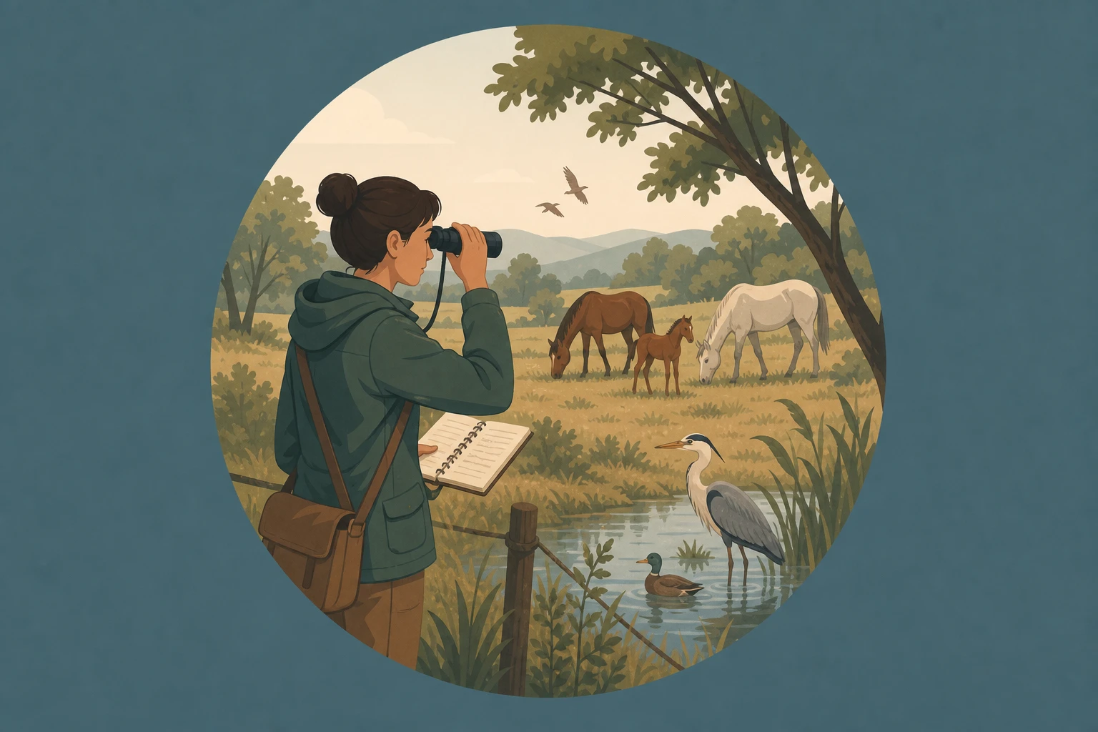 Illustration pour un CV de Ethologue