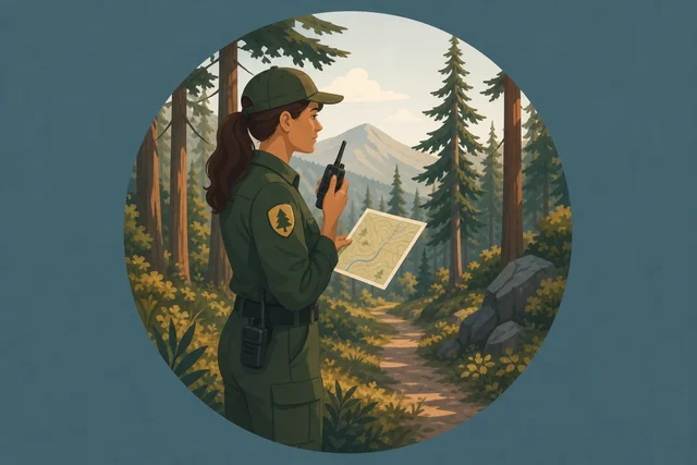 Illustration pour un CV de Garde forestier
