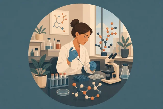 Illustration pour un CV de Glycobiologiste