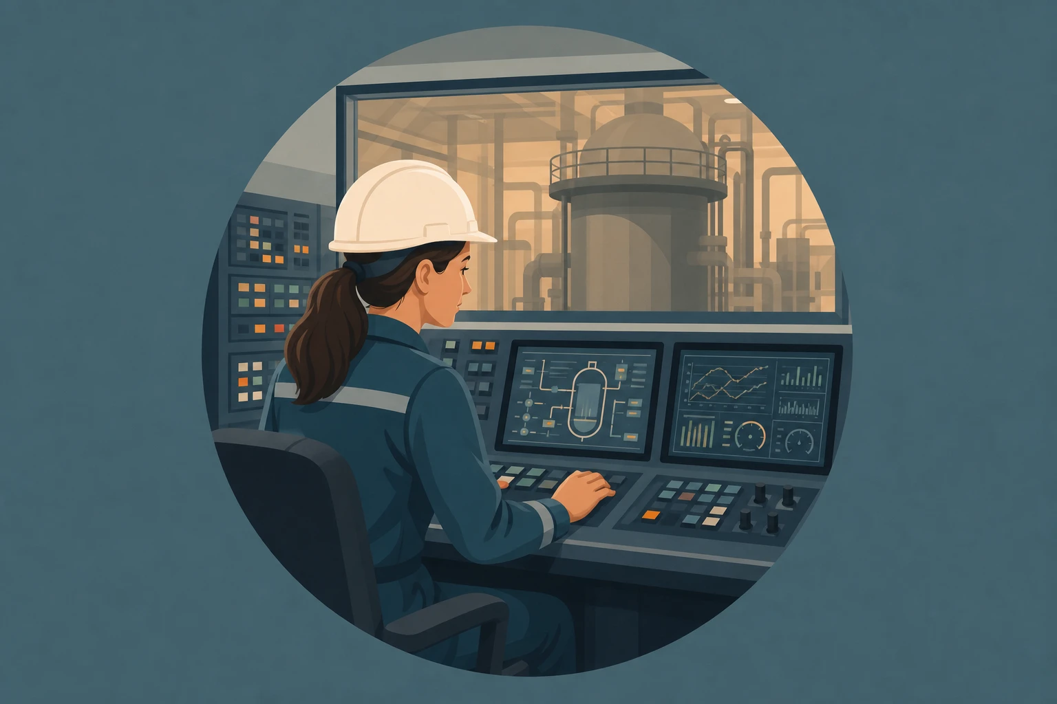 Illustration pour un CV de Ingénieur nucléaire