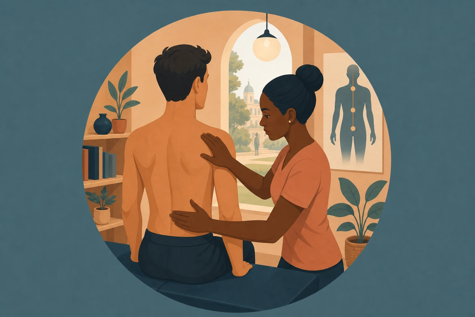 Illustration pour un CV de Kinesiologue