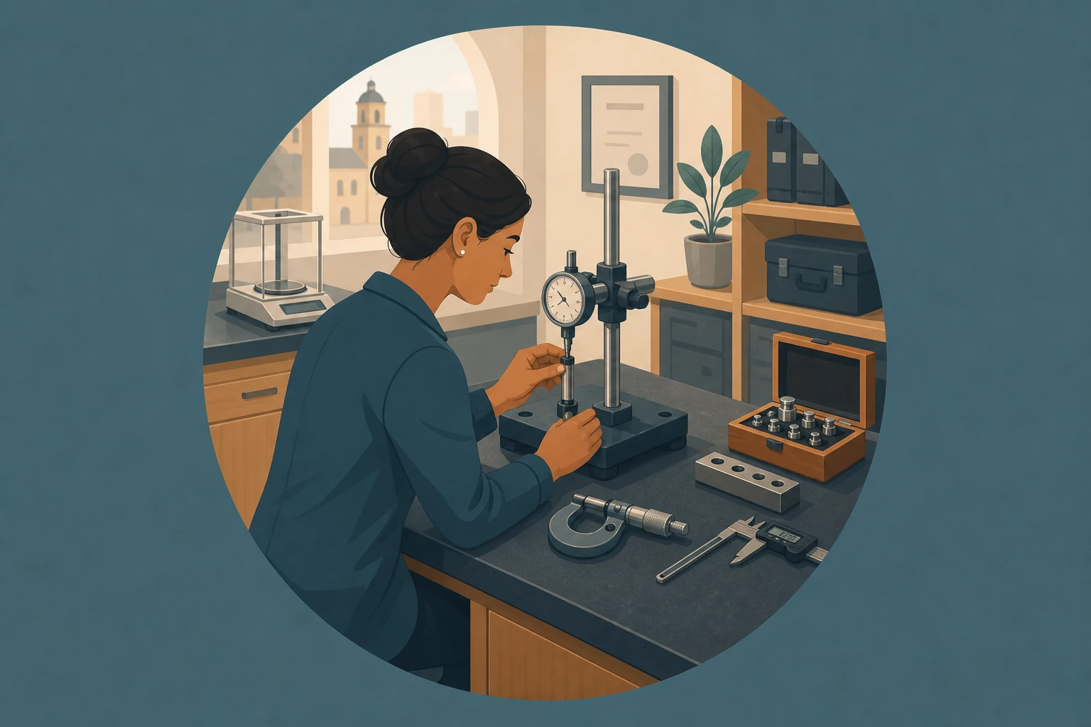 Illustration pour un CV de Métrologue