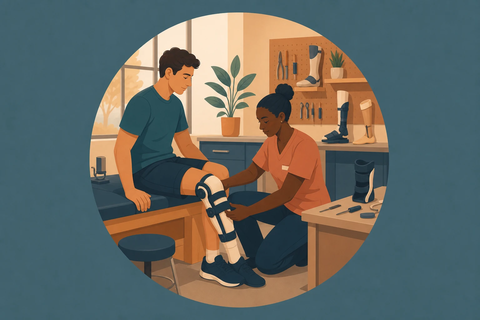 Illustration pour un CV de Orthoprothésiste